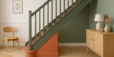 樓梯跳色怎麼選？設計邏輯、色系搭配與裝修注意事項